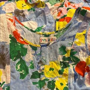 Vintage Jams World Empire Waist Dress FLORAL